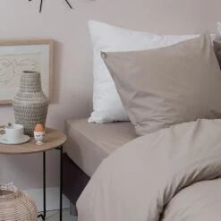 Cinderella Dekbedovertrek Weekend - Katoen - 260x200/220 Cm - Taupe -Knusse Nacht 1000030668 0102