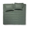 Damai Dekbedovertrek Katoen-satijn - 260x260/220cm - Groen Gestreept 1 Damai Dekbedovertrek Katoen-satijn - 260x260/220cm - Groen Gestreept -Knusse Nacht 1000030671
