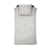 Cinderella Dekbedovertrek Kody - Flanel - 140x200/220 Cm - Off White -Knusse Nacht 1000030684