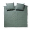 Damai Dekbedovertrek Flanel - 260 X 200/220cm - Groen -Knusse Nacht 1000030686