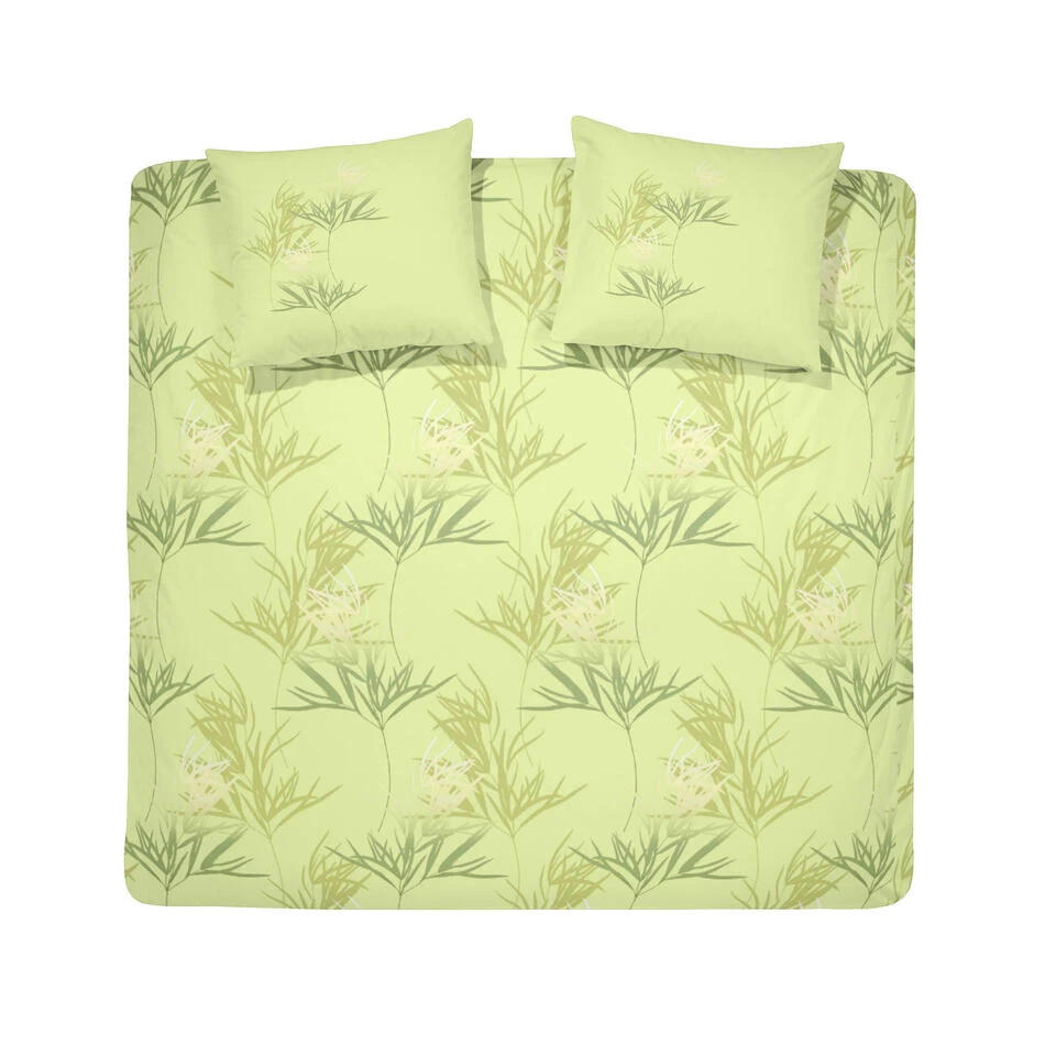 Damai Dekbedovertrek Katoen - 200x200/220cm - Siergras Dessin 3 Damai Dekbedovertrek Katoen - 200x200/220cm - Siergras Dessin