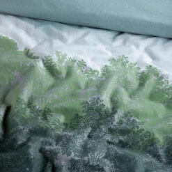 Cinderella Dekbedovertrek Northern Light - Flanel - 200x200/220 Cm - Green -Knusse Nacht 1000030693 0102