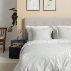 Cinderella Dekbedovertrek Satijn - 260x200/220 Cm - Lichtgrijs 6 Cinderella Dekbedovertrek Satijn - 260x200/220 Cm - Lichtgrijs -Knusse Nacht 1000030705 0101