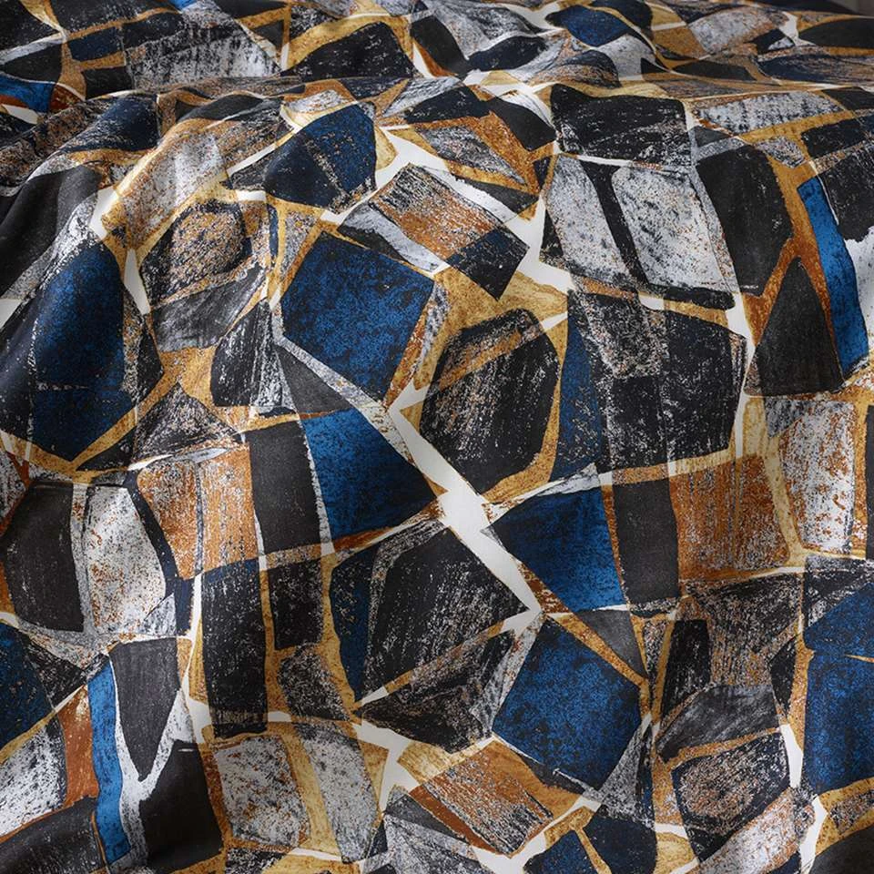 De Witte Lietaer Dekbedovertrek Valdez - 200 X 200/220 Cm - Katoen Satijn 4 De Witte Lietaer Dekbedovertrek Valdez - 200 X 200/220 Cm - Katoen Satijn - Afbeelding 2