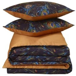 De Witte Lietaer Dekbedovertrek Peafowl - 200 X 200/220 Cm - Katoen Satijn -Knusse Nacht 1000031322 0102