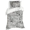 De Witte Lietaer Dekbedovertrek Zebra - 140 X 200/220 Cm - Katoen Satijn -Knusse Nacht 1000031336
