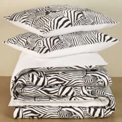 De Witte Lietaer Dekbedovertrek Zebra - 200 X 200/220 Cm - Katoen Satijn 9 De Witte Lietaer Dekbedovertrek Zebra - 200 X 200/220 Cm - Katoen Satijn -Knusse Nacht 1000031349 0103