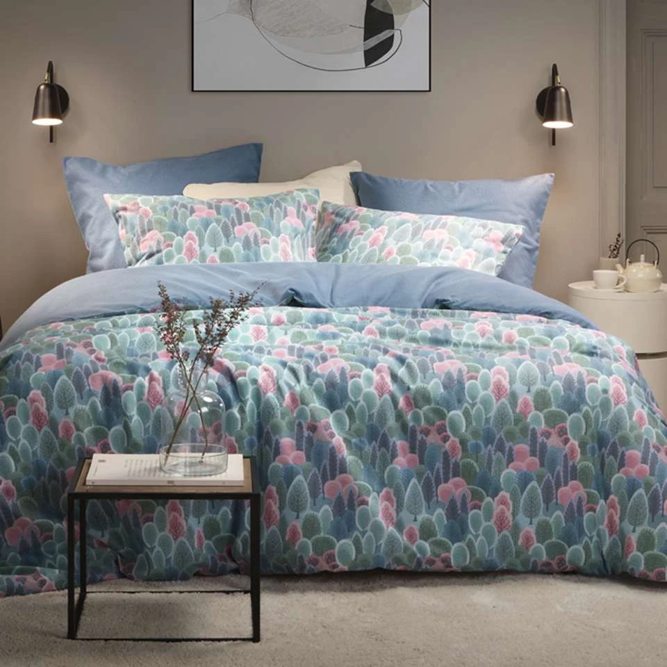 De Witte Lietaer Dekbedovertrek Bavaria - 260 X 240 Cm - Katoen Flanel 5 De Witte Lietaer Dekbedovertrek Bavaria - 260 X 240 Cm - Katoen Flanel - Afbeelding 3