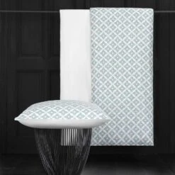 De Witte Lietaer Dekbedovertrek Katoen Satijn Azulejos - 140 X 200/220 Cm -Knusse Nacht 1000032020 0101