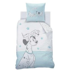 Disney 101 Dalmatiërs Dekbedovertrek Together - 140 X 200 Cm - Katoen -Knusse Nacht 1000032024 0103