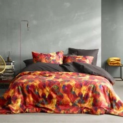 De Witte Lietaer Dekbedovertrek Aurora - Eenpersoons - 140 X 200/220 Cm - Katoen -Knusse Nacht 1000032094 0101