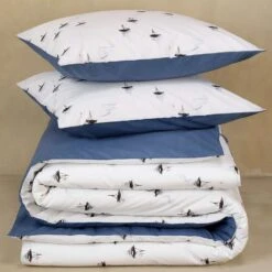 De Witte Lietaer Dekbedovertrek Hiroshi - 240 X 220 Cm - Katoen Perkal -Knusse Nacht 1000032096 0102