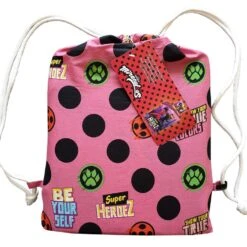 Miraculous Dekbedovertrek Super Heroez Team - 140 X 200 Cm - Katoen -Knusse Nacht 1000032105 0102