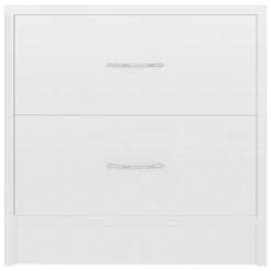 VidaXL Nachtkastje 40x30x40 Cm Spaanplaat Hoogglans Wit 9 VidaXL Nachtkastje 40x30x40 Cm Spaanplaat Hoogglans Wit -Knusse Nacht 1000032779 0103
