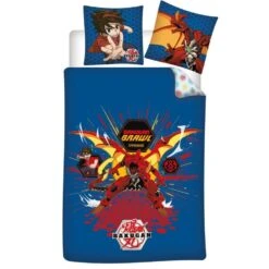 Bakugan Dekbedovertrek Brawl - Eenpersoons - 140 X 200 Cm - Polyester