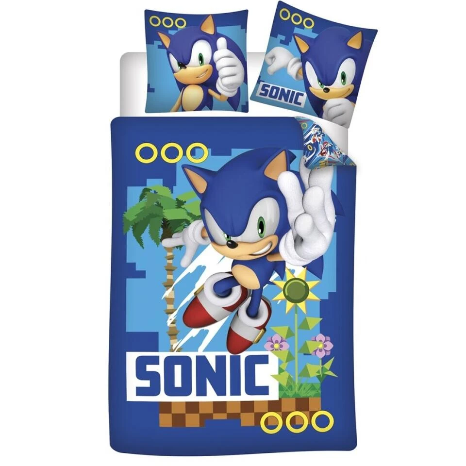 Sonic Dekbedovertrek Hedgehog - Eenpersoons - 140 X 200 Cm - Polyester 3 Sonic Dekbedovertrek Hedgehog - Eenpersoons - 140 X 200 Cm - Polyester