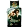 Harry Potter Dekbedovertrek Lumos - Eenpersoons - 140 X 200 Cm - Katoen -Knusse Nacht 1000033043