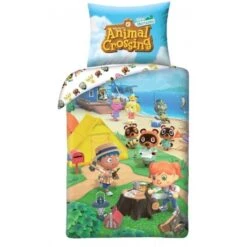 Animal Crossing Dekbedovertrek Happy Home - Eenpersoons - 140 X 200 Cm - Katoen