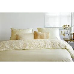 Walra - Dekbedovertrek Perfect Paisley - 240x220 Cm - Geel -Knusse Nacht 1000034076 0102