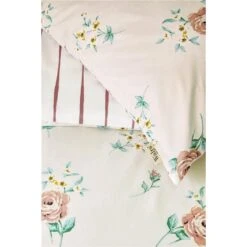 Walra - Dekbedovertrek Red Roses - 140x220 Cm - Off White -Knusse Nacht 1000034095 0102