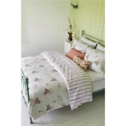 Walra - Dekbedovertrek Red Roses - 140x220 Cm - Off White -Knusse Nacht 1000034095 0103