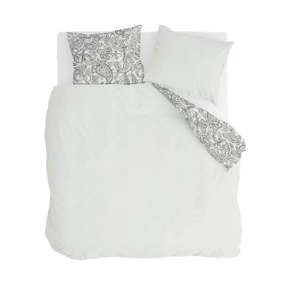 Walra - Dekbedovertrek Perfect Paisley - 240x220 Cm - Off White 3 Walra - Dekbedovertrek Perfect Paisley - 240x220 Cm - Off White