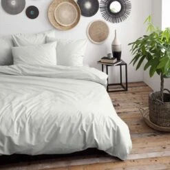 Damai Dekbedovertrek Organic Satijn Ivory-1-persoons (140 X 200/220 Cm) -Knusse Nacht 1000034397 0101