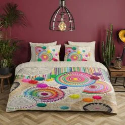 HIP Dekbedovertrek "Inessa" - Multi - (140x220 Cm) -Knusse Nacht 1000034465 0101