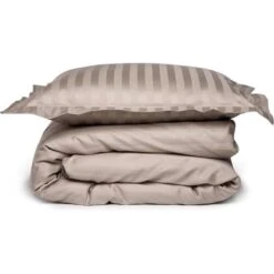 Dekbedovertrek Damai Linea Cement Satijn-260x200/220 -Knusse Nacht 1000034525 0101