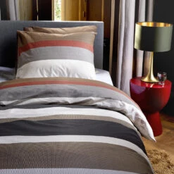 Damai Dekbedovertrek Casa - Katoen - 140x200/220 Cm Casa - Brown -Knusse Nacht 1000034530 0101