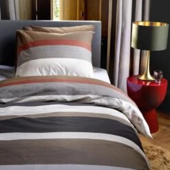 Damai Dekbedovertrek Casa - Katoen - 140x200/220 Cm Casa - Brown -Knusse Nacht 1000034530 0103