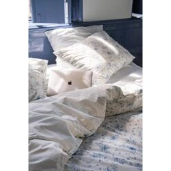 Dindi Home - Dekbedovertrek English Breakfast - 140x220 Cm - Blauw -Knusse Nacht 1000034545 0102