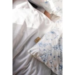 Dindi Home - Dekbedovertrek English Breakfast - 140x220 Cm - Blauw -Knusse Nacht 1000034545 0103