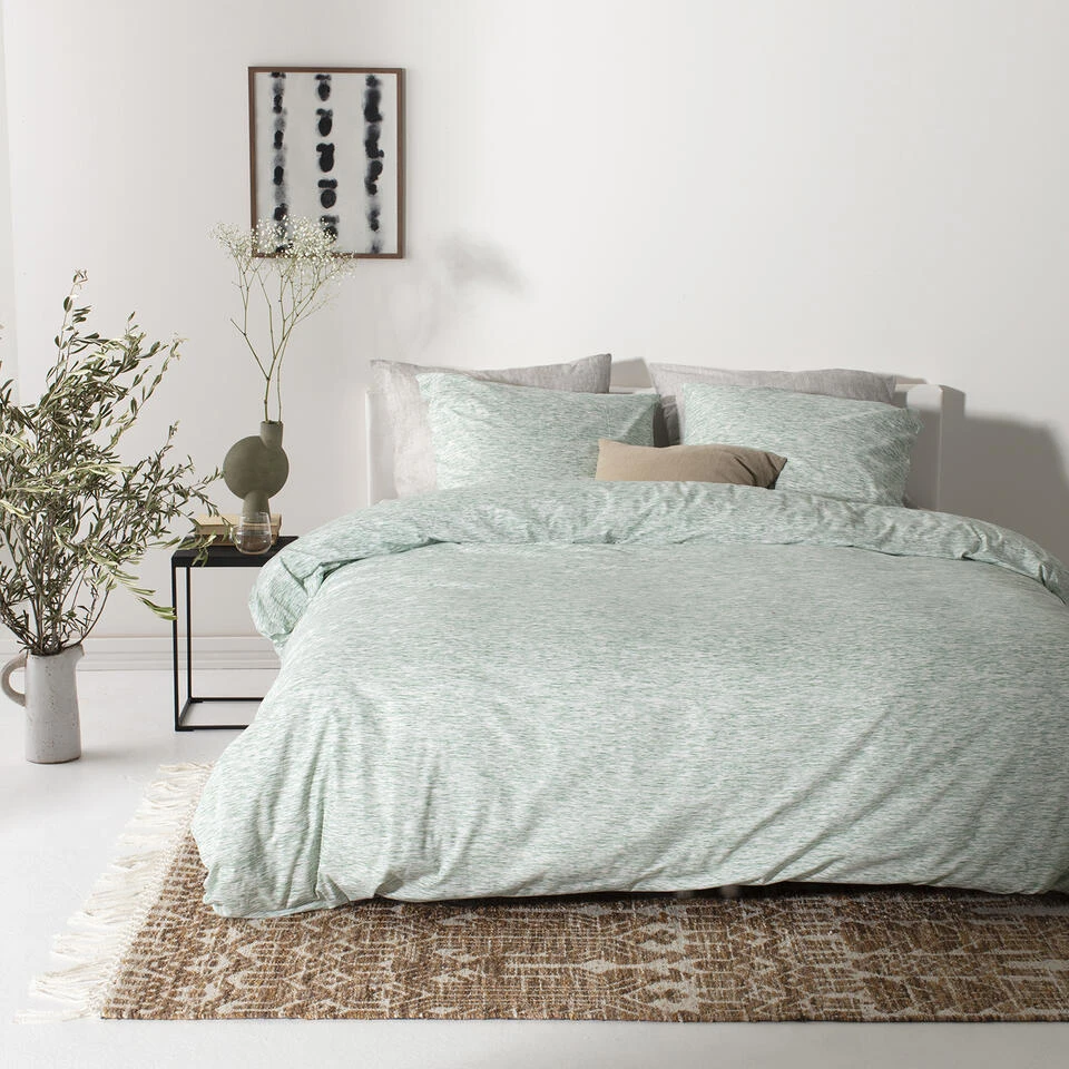 Cinderella Dekbedovertrek Tangle - Katoen - 240x200/220 Cm - Green 4 Cinderella Dekbedovertrek Tangle - Katoen - 240x200/220 Cm - Green - Afbeelding 2