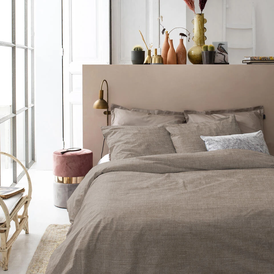Cinderella Dekbedovertrek Lyn - Katoen - 240x200/220 Cm - Sand 4 Cinderella Dekbedovertrek Lyn - Katoen - 240x200/220 Cm - Sand - Afbeelding 2