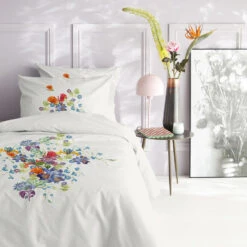 Cinderella Dekbedovertrek Iris - Satijn - 140x200/220 Cm - Off White -Knusse Nacht 1000034612 0101