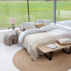 Damai Dekbedovertrek Moore - Satijn - 200x200/220 Cm - Butter Cream -Knusse Nacht 1000034614 0101