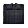 Damai Dekbedovertrek Flanel - 240x200/220cm - Blauw Ruitmotief -Knusse Nacht 1000034633