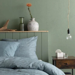 Cinderella Dekbedovertrek Lyn - Katoen - 260x200/220 Cm - Petrol -Knusse Nacht 1000034653 0103