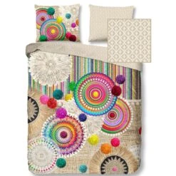 HIP Dekbedovertrek "Inessa" - Multi - (200x220 Cm) -Knusse Nacht 1000034656 0103