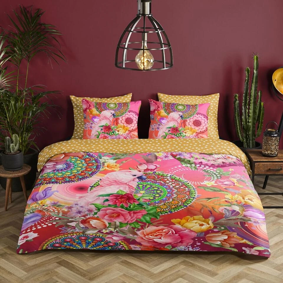 HIP Dekbedovertrek "Nevine" - Multi - (140x220 Cm) 4 HIP Dekbedovertrek "Nevine" - Multi - (140x220 Cm) - Afbeelding 2