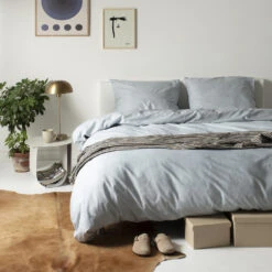 Cinderella Dekbedovertrek Lyn - Katoen - 260x200/220 Cm - Light Grey -Knusse Nacht 1000034729 0101