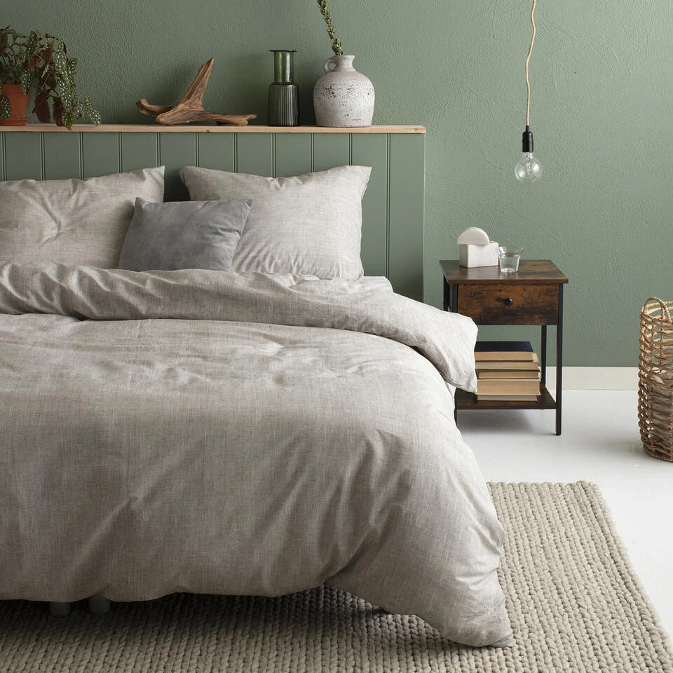 Cinderella Dekbedovertrek Lyn - Katoen - 200x200/220 Cm - Natural Linnen 4 Cinderella Dekbedovertrek Lyn - Katoen - 200x200/220 Cm - Natural Linnen - Afbeelding 2