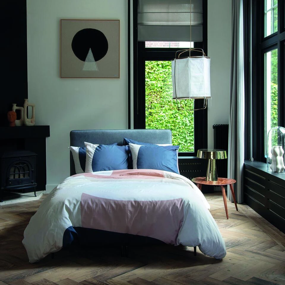 Damai Dekbedovertrek Miro - Katoen - 200x200/220 Cm - Double Cream 4 Damai Dekbedovertrek Miro - Katoen - 200x200/220 Cm - Double Cream - Afbeelding 2