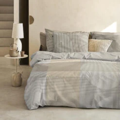 Damai Dekbedovertrek Base - Katoen - 260x200/220 Cm - Beige -Knusse Nacht 1000034813 0102