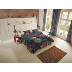 HIP Dekbedovertrek "Abbra" - Multi - (200x220 Cm) -Knusse Nacht 1000034826 0101