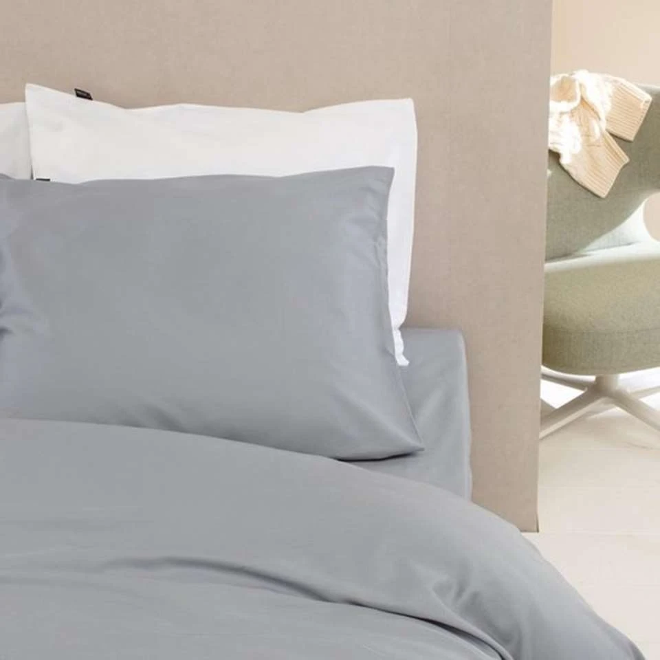 Damai Dekbedovertrek Organic Satijn Grey-Lits-jumeaux (260 X 200/220 Cm) 4 Damai Dekbedovertrek Organic Satijn Grey-Lits-jumeaux (260 X 200/220 Cm) - Afbeelding 2