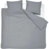 Damai Dekbedovertrek Organic Satijn Grey-Lits-jumeaux (260 X 200/220 Cm) -Knusse Nacht 1000034878