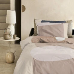 Damai Dekbedovertrek Miro - Katoen - 140x200/220 Cm - Double Cream -Knusse Nacht 1000034971 0101