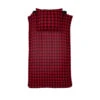 Damai Dekbedovertrek Flanel - 140x200/220cm - Rood 2 Damai Dekbedovertrek Flanel - 140x200/220cm - Rood -Knusse Nacht 1000035153